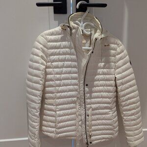Michael Kors Off White Bomber Coat size S Women's